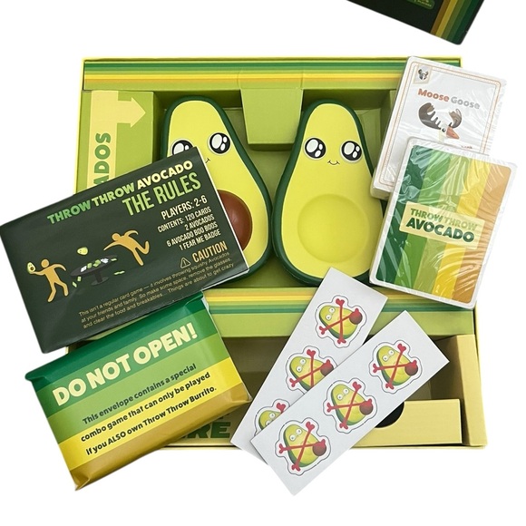 Exploding Kittens Throw Throw Avocado Card Game - Picture 4 of 4